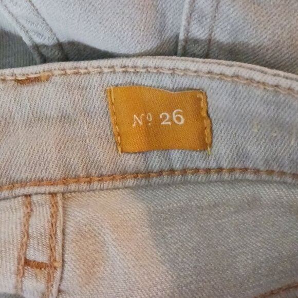 Pilcro and the Letterpress Jeans Blue Denim FV/Stet Skinny Womens Size 26 - Picture 6 of 7